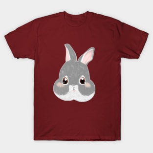 Gray Netherland Dwarf Rabbit | Bunniesmee | Chinesse New Year of Rabbit T-Shirt